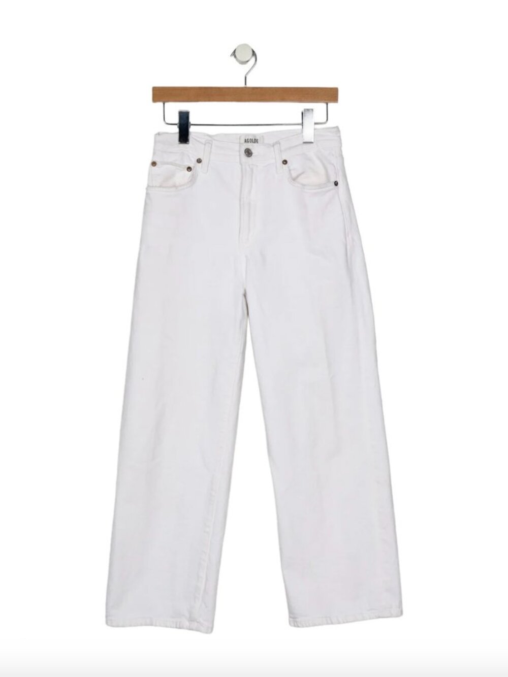 AGOLDE High-Rise Straight Leg Jeans